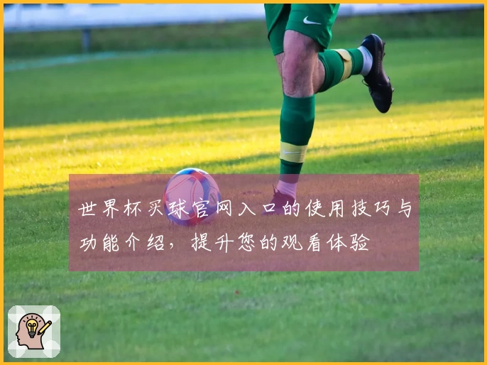 世界杯买球官网入口的使用技巧与功能介绍，提升您的观看体验
