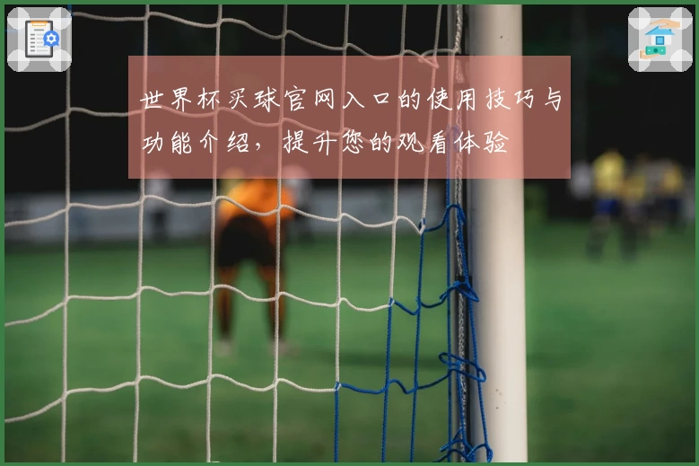 世界杯买球官网入口的使用技巧与功能介绍，提升您的观看体验